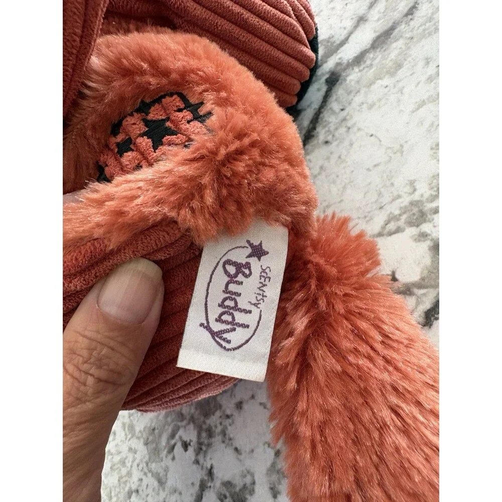 Scentsy Buddy Fern Plush Fox Stuffed Animal With Corduroy Arms & Legs-No Pak